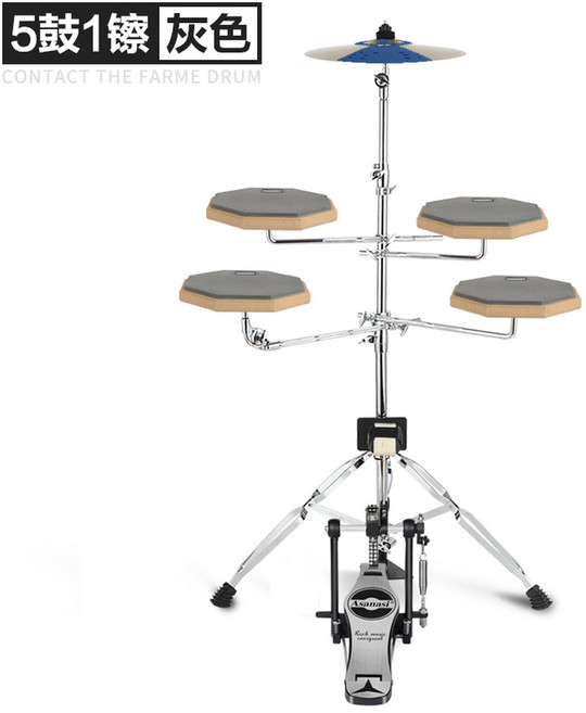 덤북 세트 드럼 오고조 패드 연습기 타판 러너 밟기 해머, 1개