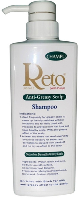 CHAMPU Reto 抗油性頭皮洗髮精, 1件, 550ml
