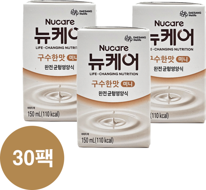 뉴케어 미니 구수한맛 150ml 30팩[ 빨대형 ], 30개