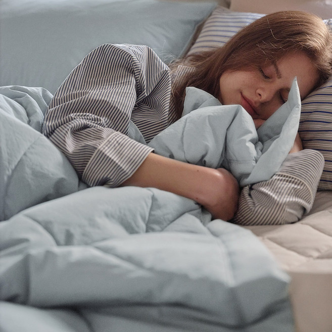 [순면X모달] 브리즈 리버시블 워싱 차렵이불 SS Q