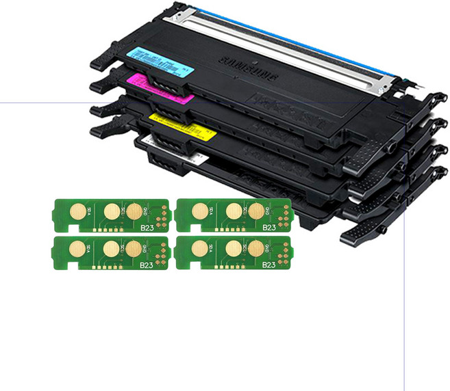 삼성 호환 토너칩 CLT-404S 403S C483FW C485W C433 C435, CLT-403S 노랑, 1개
