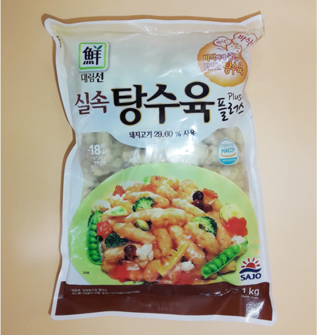 사조대림 냉동실속 탕수육 1KG 업소용탕수육 급식용탕수육 식당용탕수육, 1개