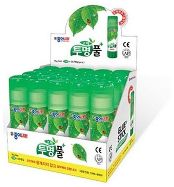 종이나라 투명풀-1갑/딱풀/물풀/목공풀/본드/접착제, 20개, 25g