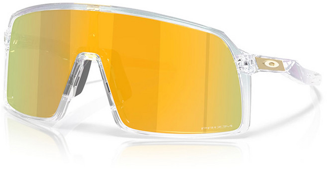OAKLEY 男女通用 Sutro 運動戶外太陽眼鏡 9406A, 透明太平洋鏡片 + Prism 24K