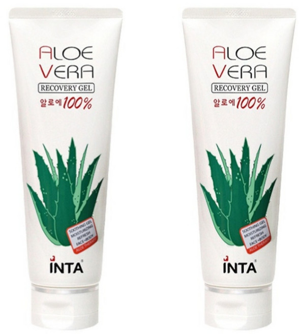 인타 100% 알로에 베라리커버리 겔, 240ml, 2개