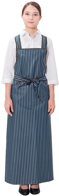 예경 매쉬 줄무늬 H형 방수 앞치마 (대), 곤색(PO-3125), 1개