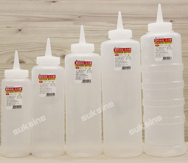 잘라쓰는 케찹병 소스병 5종류, 1개, 240ml