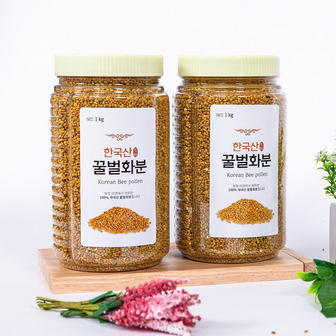100% 국내산 꿀벌화분 비폴렌 먹는화분 1kg