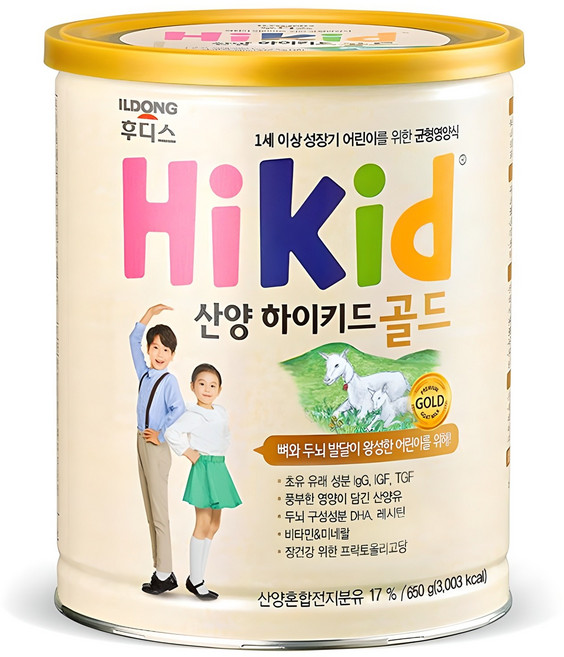 하이키드 골드 산양 분유, 650g, 1개