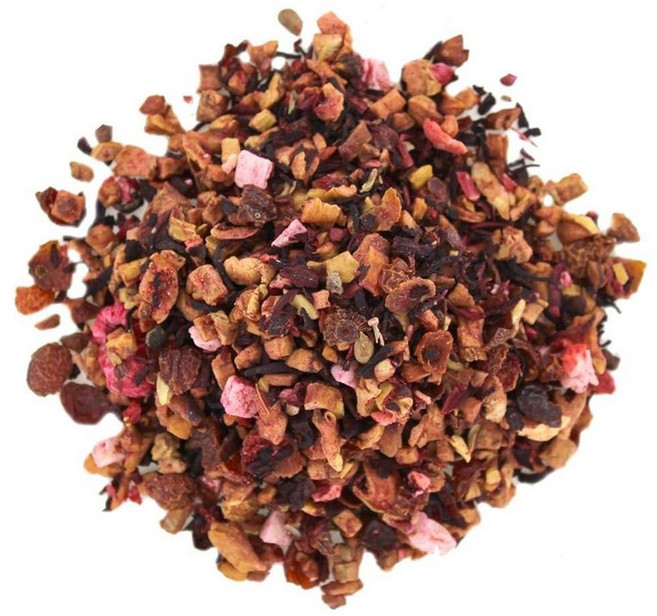 English Tea Store 루즈 리프 루이보스 허브 티 118.3ml(4온스), Lady Hannahs 홀 프루트 허브티, 4 Ounce (Pack of 1), 1개, 1개
