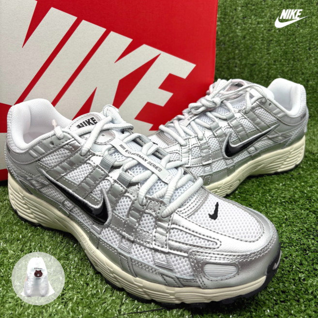 매장정품 나이키P6000 운동화 런닝화 남성 패션 신발 크리온 + 방수파우치