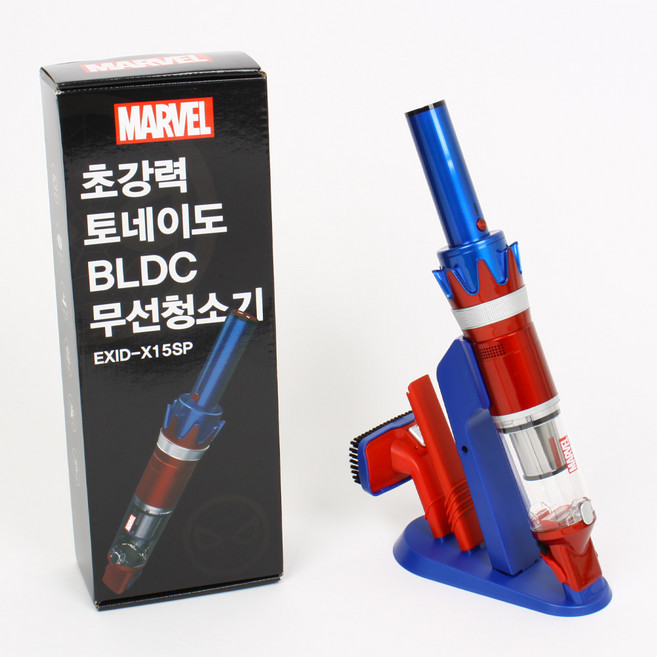 2025 마블히어로 핸디형 무선 청소기 차량용 원룸 미니 청소기 BLDC 강력 AS보장, 마블 스파이더맨