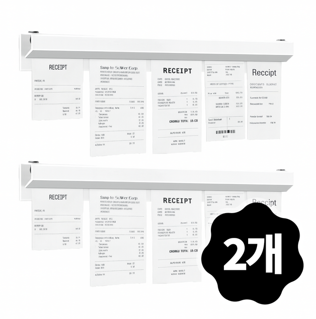 루폭트 효율적인 주문관리 오더랙 30cm, 2개, 화이트