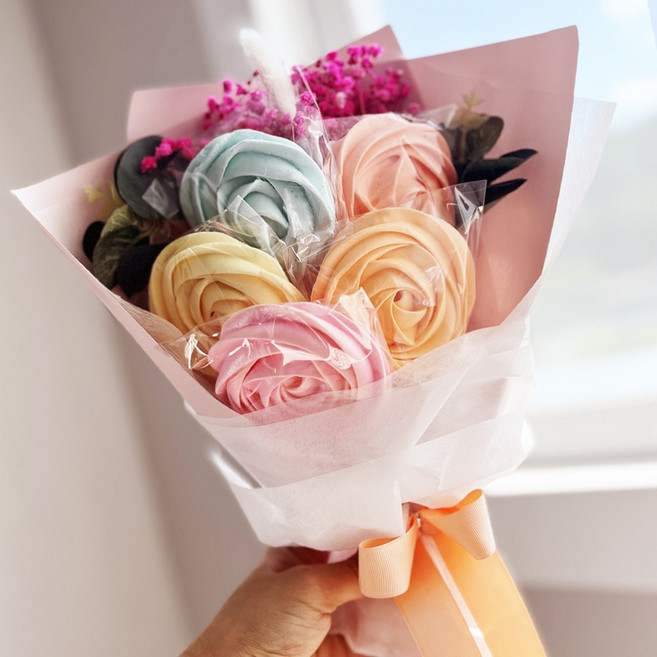 5송이 장미머랭꽃다발, 1개