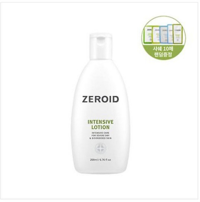 제로이드 인텐시브 로션 200ml 2개 샤쉐 20매 랜덤 증정, 1개, 기본