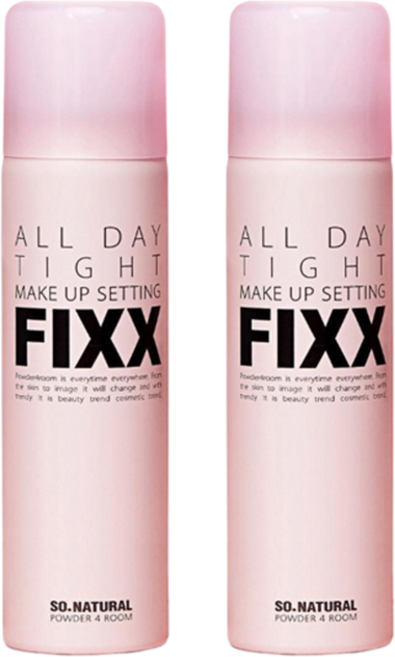 쏘내추럴 올 데이 타이트 메이크업 픽서, 120ml, 2개