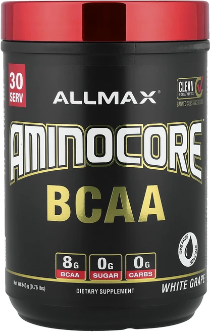 새해 첫좋은선물 ALLMAX AMINOCORE™ BCAA 백포도 345g(0.76lb) 제대로 할인합니다, ALLMAXAMINOCOREBCAA백포도345g076l, 345g, 1개 - 쿠팡