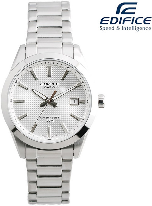 카시오 에디피스 100M 방수 클루 드 파리(Clous de Paris) 남성 손목시계 EFV-160D-7A