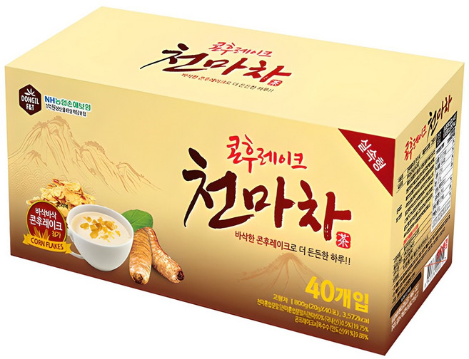 동일 콘후레이크 천마차, 20g, 40개입, 1개