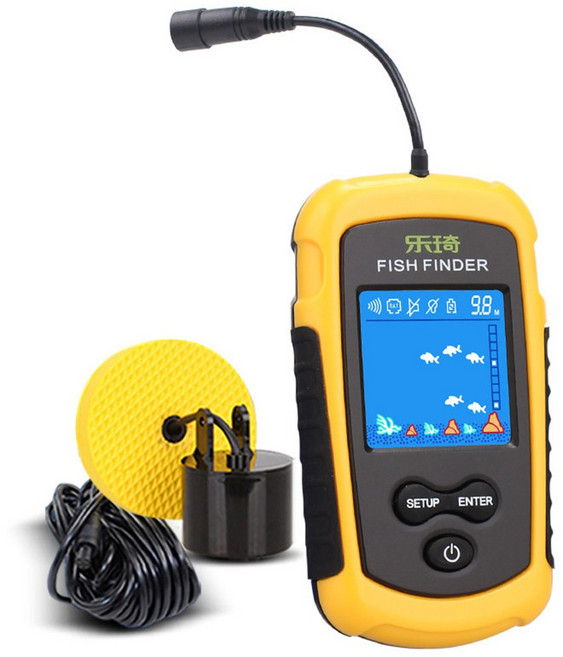 FFC1108-1 알람 100M 휴대용 소나 어군 탐지기 낚시 루어 에코 사운더 트랜스듀서 호수 해양, 01 FFC1108, FFC1108