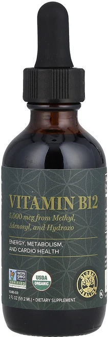 Global Healing 비타민B12 5000mcg 59.2ml(2fl oz), GlobalHealing비타민B125000mcg592m, 1개 - 쿠팡