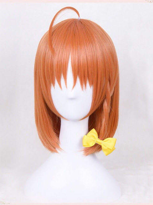 高海千歌 Love Live 萬用 COS 假髮坯 頭圍55-60cm, 如圖所示, 1個