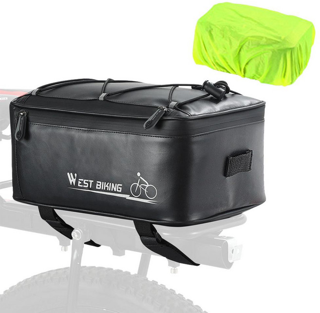 자전거캐링백 미니벨로가방 토픽안장 캐리어백 프론트백 배달 짐받이 리어백 핸들바 가방, 검은색 * 01 Black * 1개