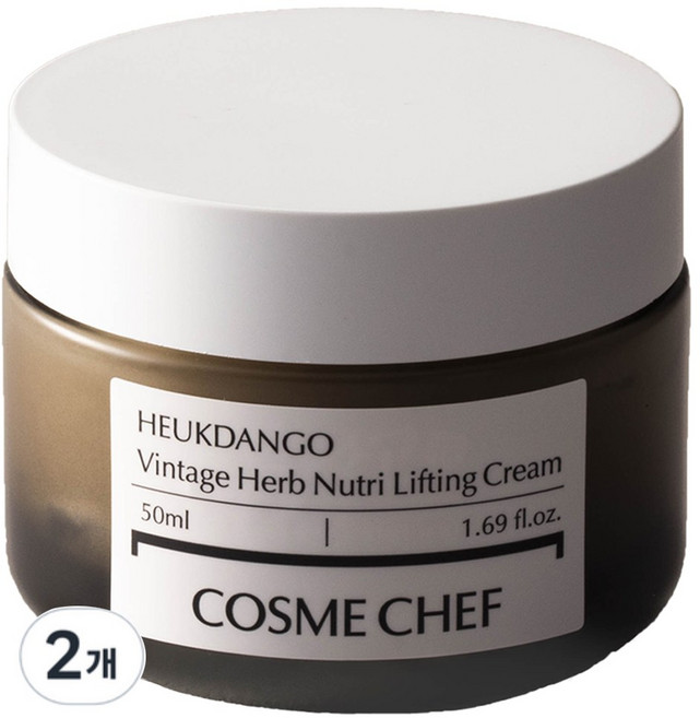 코스메쉐프 흑당고 진액 영양 탄력크림, 2개, 50ml