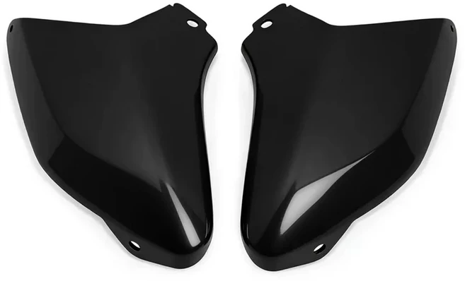 Z900 2025 윈드 윙 커버 콘 공기 역학 페어링 윙렛 SE 오토바이 프론트 립 스포일러, 04 Glossy black