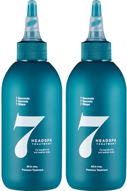 헤드스파7 파란눈 블랙 헤어 트리트먼트 200ml x2, 2개