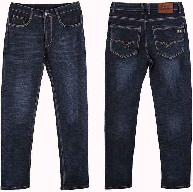 남성용 봄 여름 청바지 2장 스탠다드핏 데님 액션 매직스판 스트레이트 일자핏