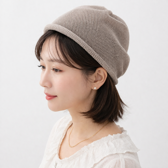 기본 돌돌 두건 비니 여성 봄 여름 모자