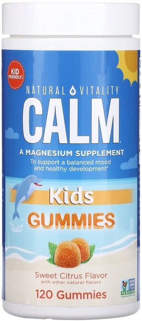 네츄럴바이탈리티 캄 구미젤리 스윗 시트러스 120개, 1개, 120정 - 쿠팡