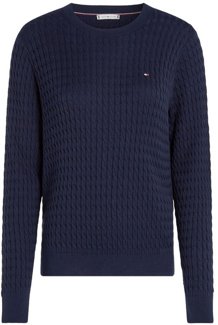 타미힐피거 케이블 니트 스웨터