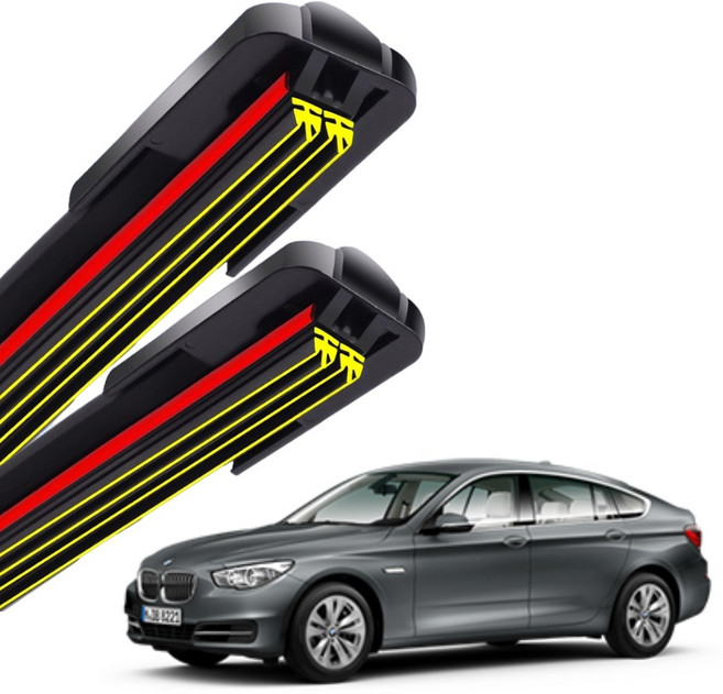 1+1 BMW 3시리즈 320d 328i 320i 330e 340i 전차종 순정 호환형 초밀착 와이퍼 윈도우 브러쉬 와이퍼블레이드, T2-3시리즈GT(13-19)-600+475/B1