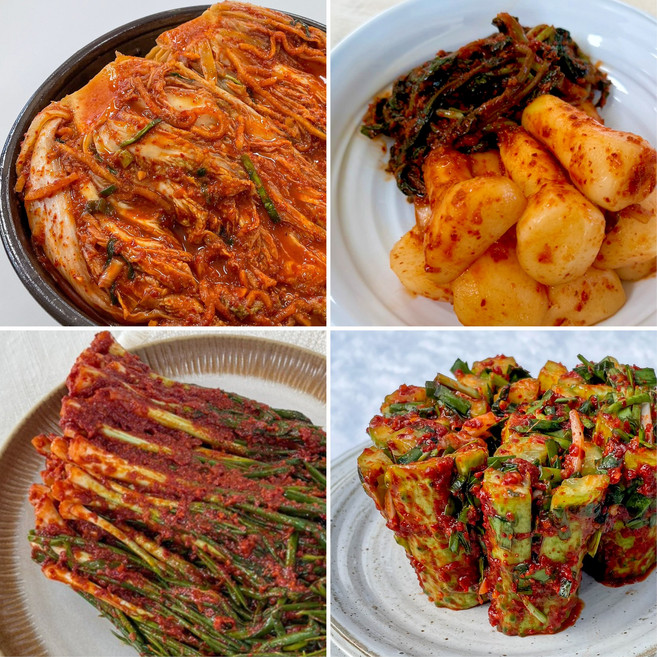 태백하늘 포기 총각 열무 국산100% 3종세트, 5)총각1kg+백김치1kg+열무물1kg