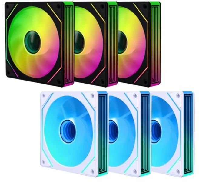 [몬스타기어] 몬스타 가츠 XF120 리버스 [시스템쿨러/120mm] [3PACK] [블랙] - 쿠팡