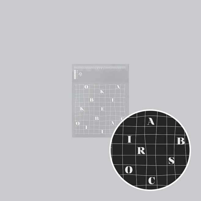 오피피봉투 OPP 접착봉투 크로스 13x17 장원패키지 [300ea]