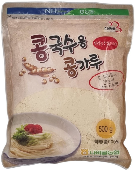 [농협] 함평 나비골농협 국산 콩국수용 콩가루, 1개, 500g