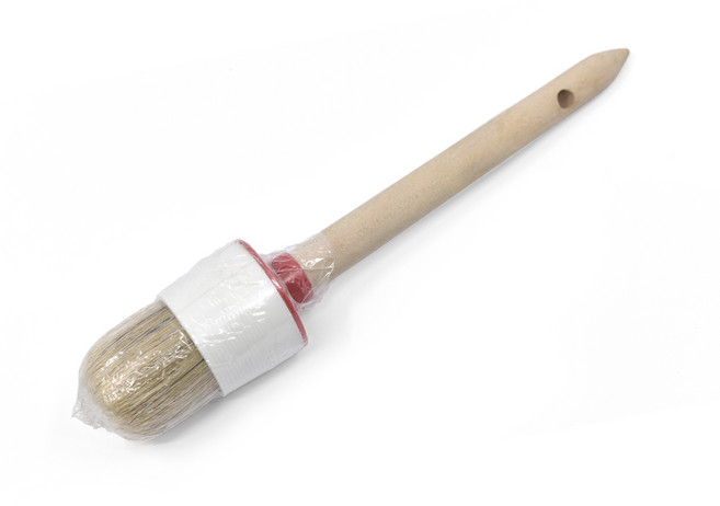 본덱스 스텐실 붓 50mm 디테일링 청소 원형 브러쉬, 1개