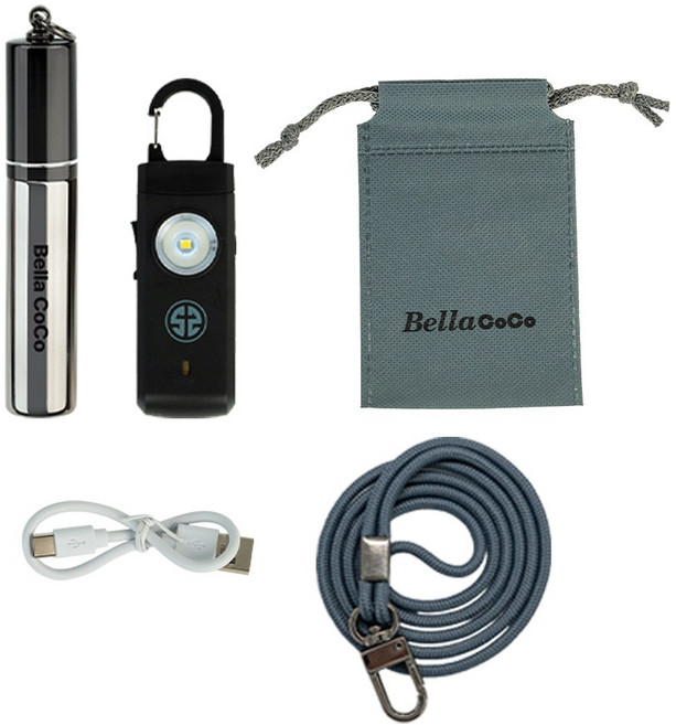 벨라코코 휴대용 호신용품 풀세트 2026년 업그레이드형, 1세트