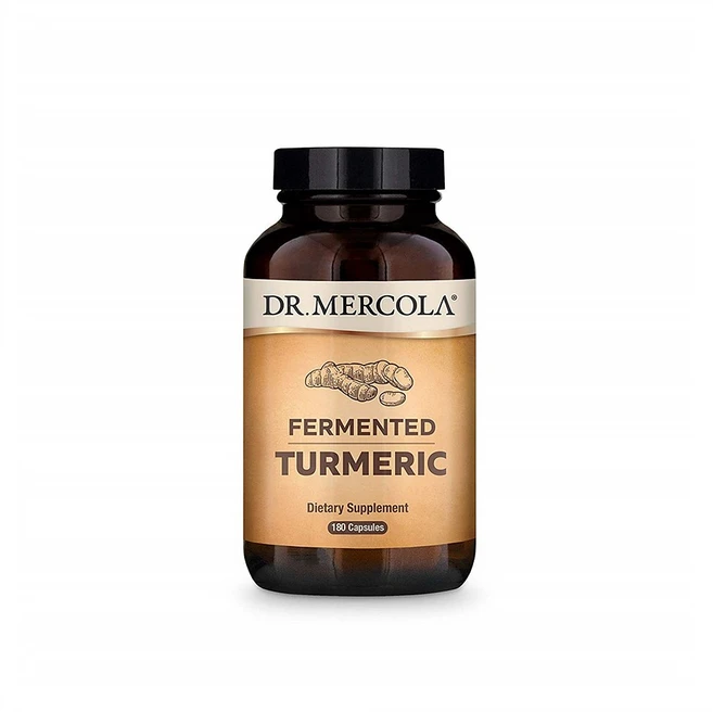 Dr. Mercola Organic Fermented Turmeric Dietary Supplement 닥터 머콜라 발효 강황 180정, 1, 1개 - 쿠팡
