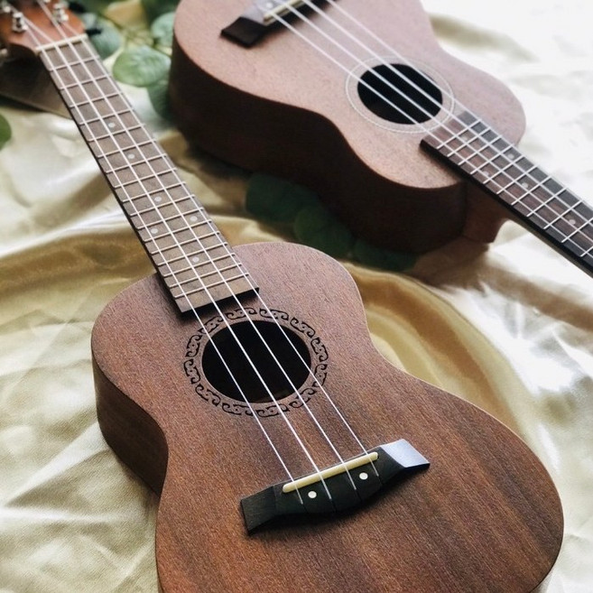 老羊樂器店 原木桃花心木沙比利烏克麗麗, 1個, 21吋(可)