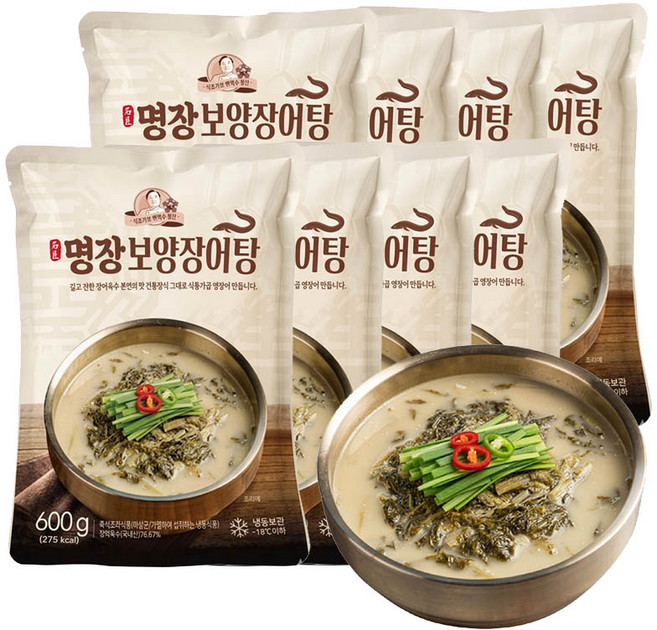 이가네식품 이재수명장 명인의 프리미엄 명장보양장어탕 600g, 8개