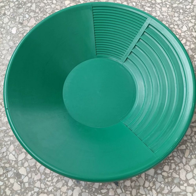 패닝접시 계곡 슬루이스 채취 탐사 접시 랜덤 모래 사금 75 장비, C. 녹색