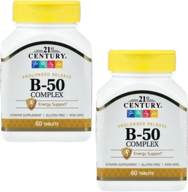 21st Century B-50 복합체 서방정 60정 2개 - 쿠팡