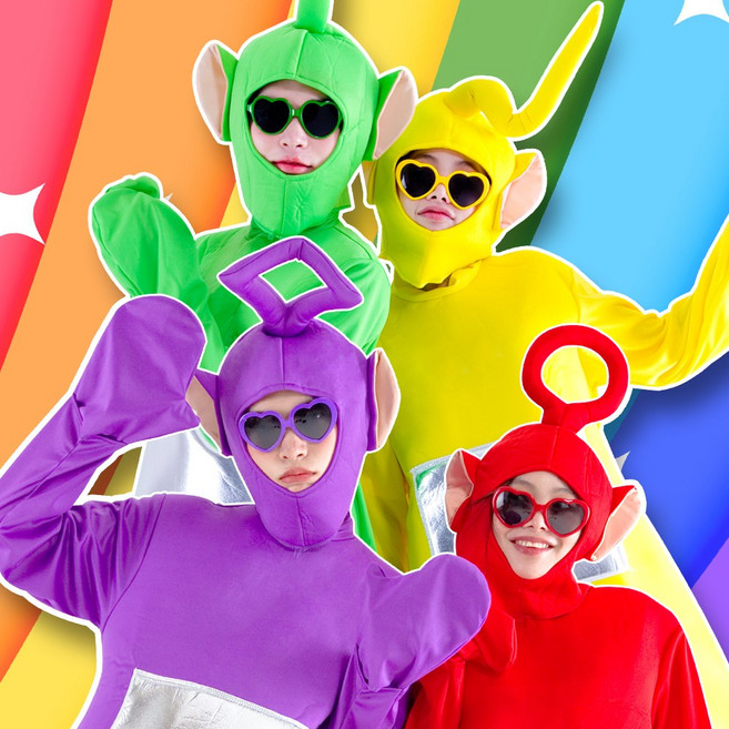 반티콜 꼬꼬마수트 텔레토비 졸업사진 할로윈코스튬 코스프레반티 국내발송상품