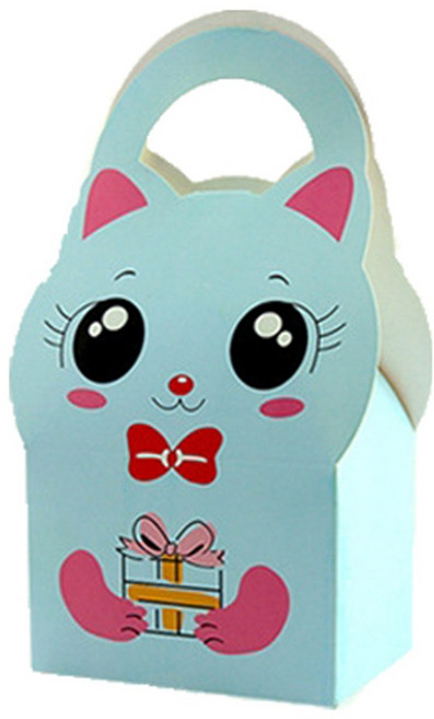 선물상자 7번 다람쥐 캐릭터 종이상자 10개 어린이집 유치원 답례품 선물 쿠키상자 종이포장상자, 1세트