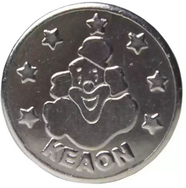 오락실 코인 뽑기 동전 문방구 자판기 기타보드게임 노래방 게임기, 광대 24.2mm 동전 1000개, 기본 색상