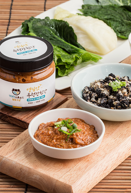 우렁강된장 500g 1kg 바로 비벼먹는 국내산100% 우렁이 강된장 비빔밥 쌈밥 가정식 어르신 밥도둑 향토음식 수제반찬 집반찬 포항맛집, 1개